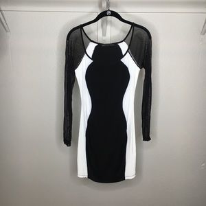 ANTIDOTE LA stretchy color block dress, NWOT